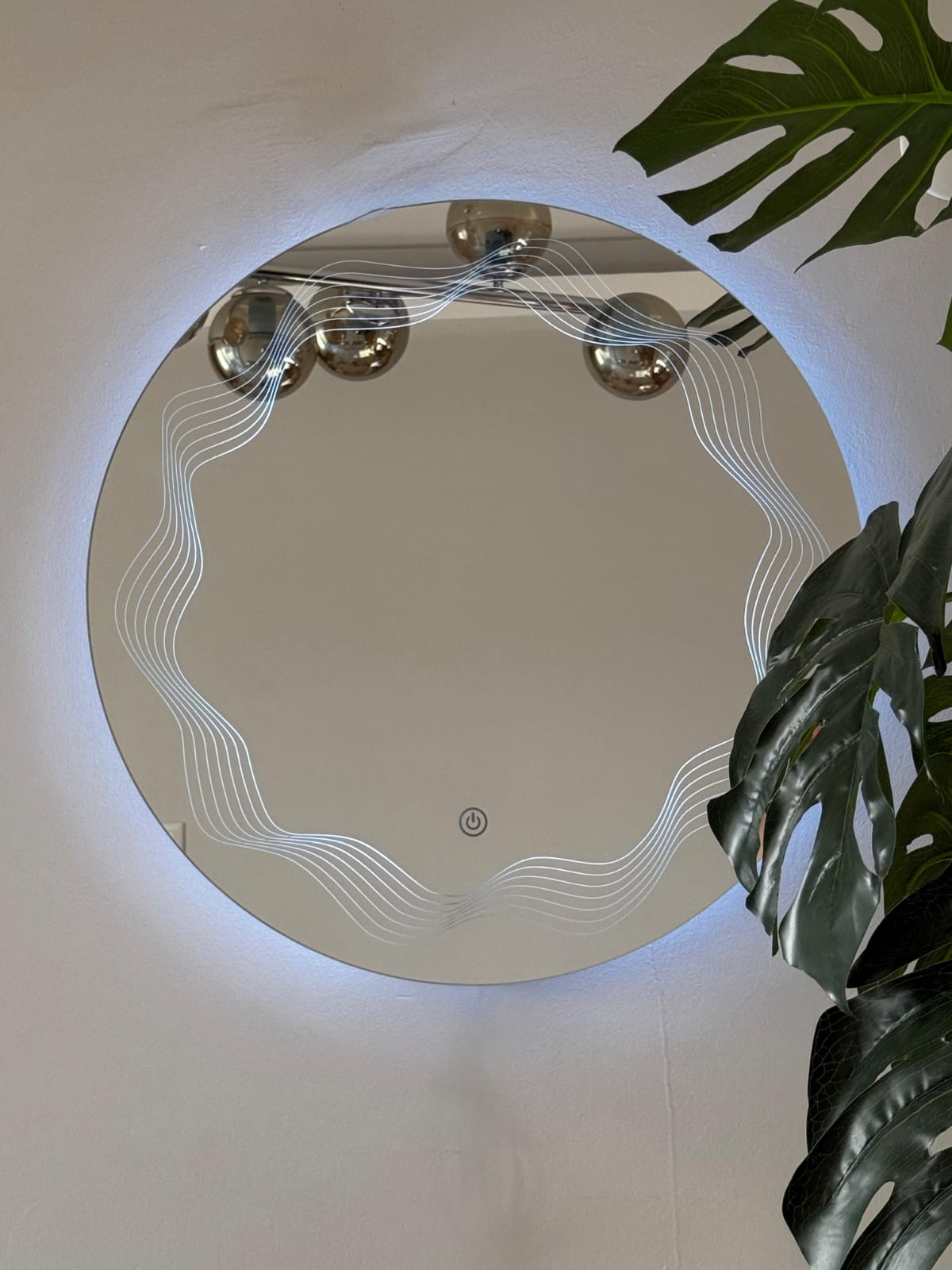 Çizgi Desenli Minimalist Özel Tasarım Ayna