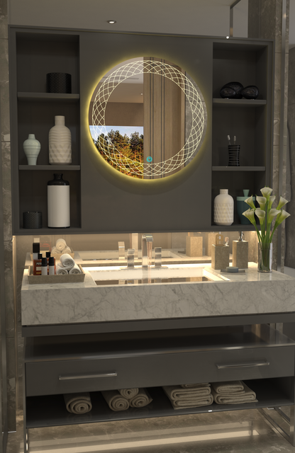 Baklava Desen Minimalist Özel Tasarım Ayna