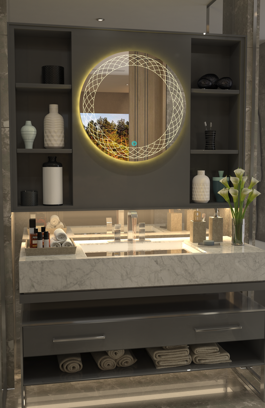 Baklava Desen Minimalist Özel Tasarım Ayna