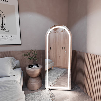 LED Işıklı Boy Aynası – Modern Tasarım, Dekoratif ve Şık Aydınlatma