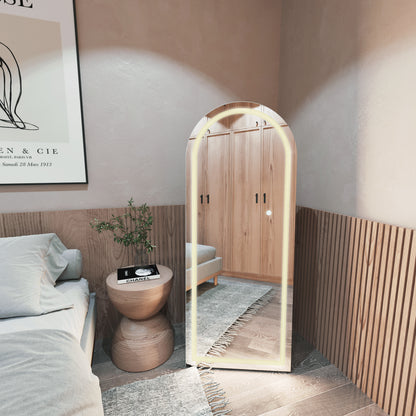 LED Işıklı Boy Aynası – Modern Tasarım, Dekoratif ve Şık Aydınlatma